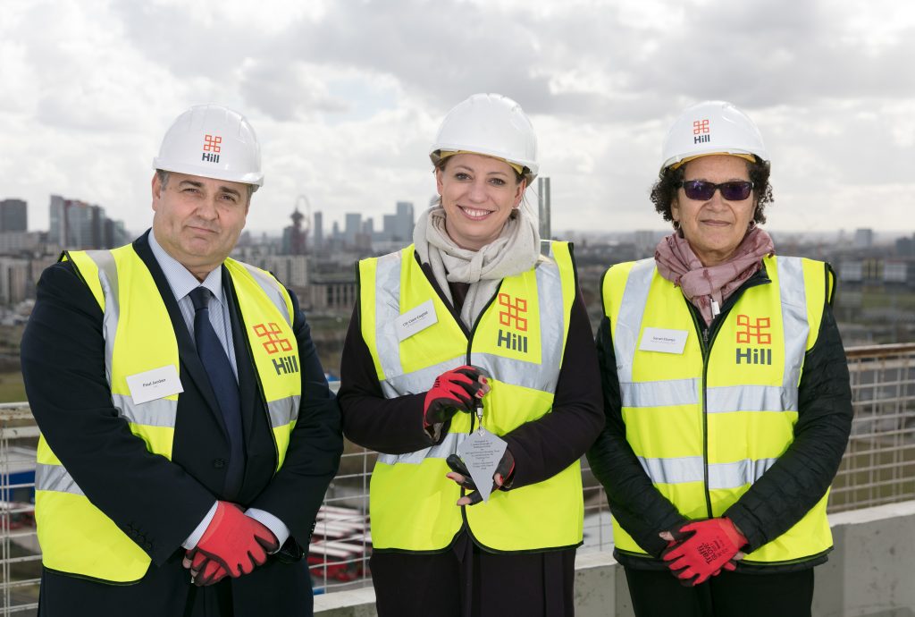 Topping out at Siskin Apartments